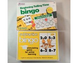VTG Beginning Telling Time Bingo &amp; Subtraction Bingo Pre-K &amp; K Education... - £15.54 GBP