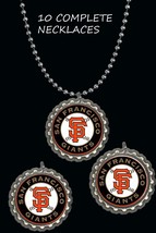 sanfrancisco giants Necklaces great party favors lot of 10 really cool baseball - £7.36 GBP