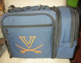 Picnic Time Virginia Cavaliers Insulated Wine Basket + Wine Cheese Acces... - £37.27 GBP