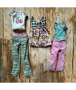 5 Pc Barbie Clothes Fashion Fever Set OWL Pajama Party Incomplete PJ’s S... - $542.31 MXN