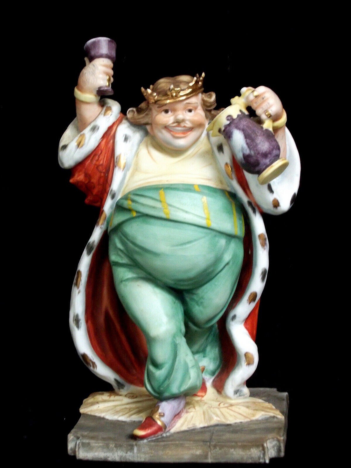Primary image for 1950's Jolly Drinking King Lipper & Mann Figurine - Excellent!