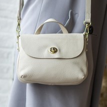 Genuine Leather Summer Women Leisure Bag New Versatile Portable Handbag Soft Cow - £75.07 GBP