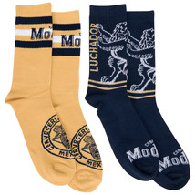 Modelo Especial Classic Logos Men&#39;s Crew Socks 2-Pack Multi-Color - $14.98