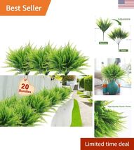Low Maintenance 20 Bundles of Artificial Boston Fern Plants - Hassle-Fre... - $33.55