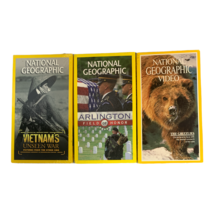 National Geographic Society Video VHS Educational Lot of 3 Vietnam&#39;s Uns... - £11.43 GBP