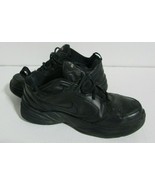 Nike Mens Air Monarch IV Training Shoes Black 416355-001 Low Top Leather... - £23.35 GBP