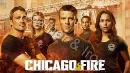 Chicago Fire Cast Vinyl Checkbook Cover - £6.89 GBP