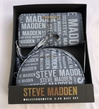 NEW Steve Madden Blue Wallet/Cosmetic 2-peice Gift Set  - £13.94 GBP