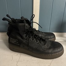 Nike SF AF1 Mid Air Force 1 Black Dark Hazel AA3966 003 Size 11 EUC - £53.34 GBP