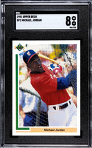Michael Jordan 1991 Upper Deck MLB Baseball Rookie Card (RC) #SP1- SGC G... - £39.29 GBP