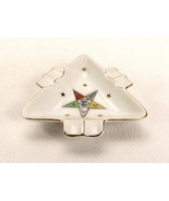 Vintage Lefton China Ashtray, Trianglular w/6 Rests, Order of the Easter... - $26.79 CAD