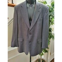 Murano Men's Gray 100%Pure Wool Long Sleeve Single Breasted Blazer Coat ... - $47.52