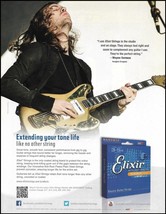 Imagine Dragons Wayne Sermon Elixir Guitar Strings advertisement 8 x 11 ad print - $4.01