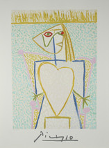 &quot; Marina Cœur &quot; Par Picasso Édition Limitée De 1000 Lithographie 29 1/2 &quot; x21 &quot; - £157.87 GBP