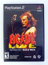 AC/DC Live: Rock Band Track Pack Authentic Sony PlayStation 2 PS2 Game 2008 - £2.89 GBP