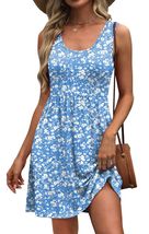 Women's Summer Dress 2026 A-Line Sleeveless Casual Sundress with Pockets - $30.80