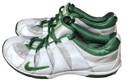Nike White Kelly Green Running Shoes Sneaker 314031-131 Womens Size 6 Youth 4 - £17.50 GBP