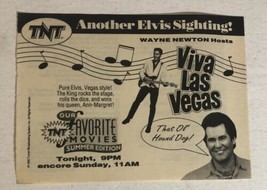 Viva Las Vegas Tv Guide Print Ad Advertisement Elvis Presley Wayne Newton TV1 - £4.63 GBP
