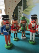Christmas Nutcracker Guards Erzgebirge Germany Wood 11&quot; Pick 1 - £60.41 GBP