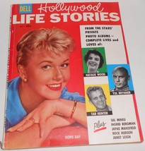 #7 1957 HOLLYWOOD LIFE STORIES  MAGAZINE Doris Day Cover NATALIE WOOD +more - $29.69