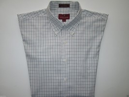 Nordstrom Classic Button-Down Plaids Pinpoint Cotton Men Dress Shirt 16 ... - £21.58 GBP