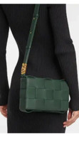 Bottega Veneta Grained Leather $3500 Intrecciato Cassette Crossbody Bag ... - £2,548.34 GBP