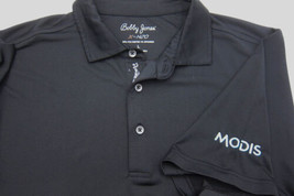 NEW Bobby Jones X-H20 Solid Black Golf Polo Shirt L - £35.40 GBP
