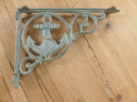 1 CAST IRON BOAT ANCHOR BRACKETS CORBELS BRACES WALL SHELF BRACKET NAUTI... - €14,54 EUR