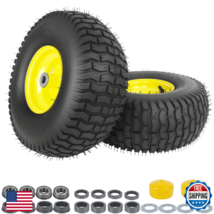 Hightall 2 Pack15X6-6 Lawn Mower Tire And Wheeltubeless 15X6.00-6Nhs Law... - $111.50