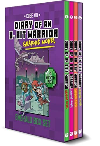 Diary of an 8-Bit Warrior Graphic Novel Emerald Box Set (8-Bit Warrior Graphic N