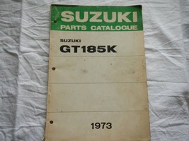 1973 Suzuki GT185 GT 185 Parts catalogue book manual diagram list GT185K - $20.78
