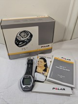 Polar F5 Black CE0537 Heart Rate Fitness Monitor Watch + Heart Sensor UN... - £15.01 GBP