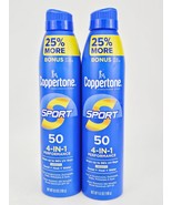 Coppertone Sunscreen Spray SPF 50 4 in 1 Performance 6.9oz 12/25 Lot of 2 - $22.12 CAD