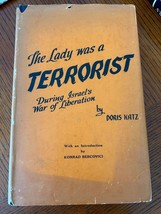 Doris Katz THE LADY WAS A TERRORIST  1st Edition 3rd Printing - $22.00