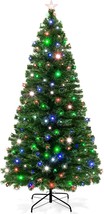 Best Choice Products 6Ft Pre-Lit Fiber Optic Artificial Pine, Foldable S... - $97.92