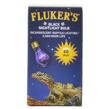 Flukers Black Nightlight Incandescent Bulb 60 Watt - £23.77 GBP