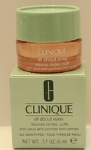 Clinique All About Eyes .17 oz 5 ml Reduces Circles &amp; Puffs on Eyes - £15.97 GBP