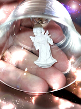 Haunted Crystal Angel Bell Call Upon The Angels Ooak Highest Light Coll Magick - £2,314.54 GBP