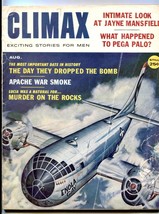 Climax Magazine August 1959- Enola Gay- Jayne Mansfield G- - £29.57 GBP