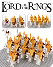 LOTR Mounted Mirkwood Elves Heavy Spear Infantry Army Set 22 Minifigures Lot - £25.59 GBP