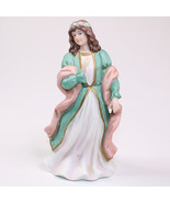 Vintage Home Interior My Lady Ceramic Figurine Angel Colorful 1486 Rare ... - $13.27