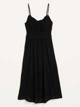 Roxy Run Ahead Crinkle Fabric Dress Black Xs New W Tag - £54.27 GBP