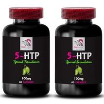 Restful Mornings - 5-HTP (5-HYDROXYTRYPTOPHAN) - Calm Afternoons 2 Bottles 120C - $34.16