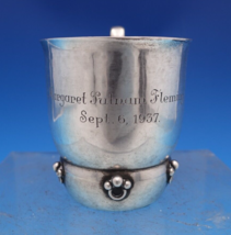 Grann and Laglye Sterling Silver Baby Cup Handrought with Applied Beads ... - €137,72 EUR