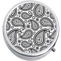 Teardrop Pattern Medicine Vitamin Compact Pill Box - £7.34 GBP