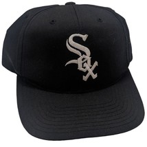 American Needle Chicago White Sox Plain Logo Adjustable Snapback Hat Baseball - £58.72 GBP