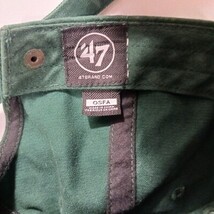 '47 NFL Green Bay Packers Men's Back Strap With Buckle Green Baseball Cap Hat image 4