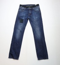 Vintage Desigual Mens 32x36 Faded Regular Fit Button Fly Patchwork Denim... - $54.40