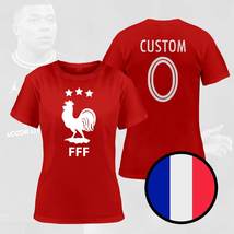 France Custom Name Champions 3 Stars FIFA World Cup Qatar 2022 Red T-Shirt  - £23.62 GBP+