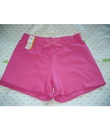 Wonder Nation Girls Pull On Rolled Cuff Shorts Size X-Large (14-16) Pink... - €8,76 EUR